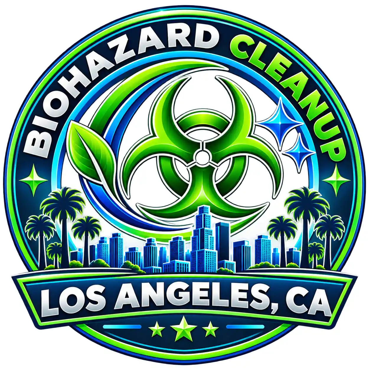 Biohazard Cleanup Los Angeles Emblem